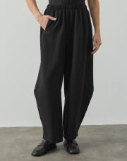 siyah double şalvar form pantolon 3